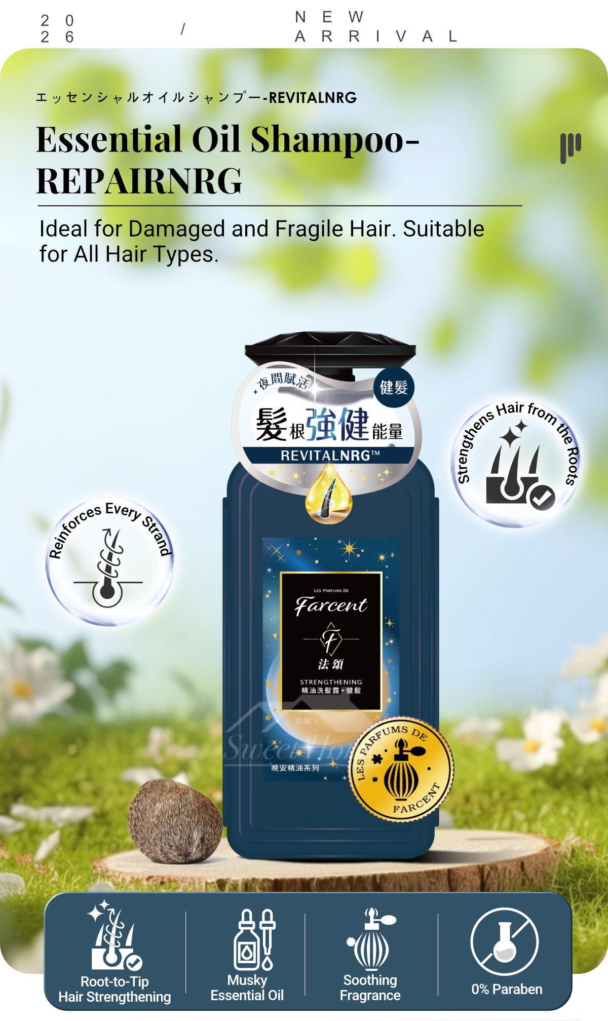 Farcent Essential Oil Shampoo-REVITALNRG-1